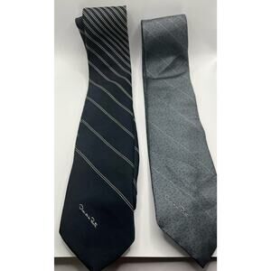 Set of 2 Oscar de la Renta Ties
